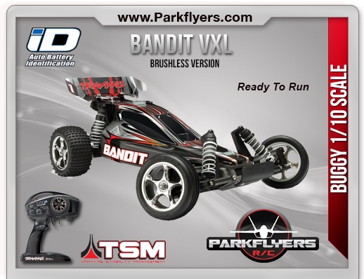 Traxxas 1/10 Bandit VXL Buggy RTR w/iD & TSM