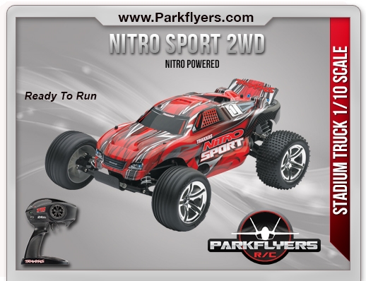 Traxxas 1/10 Nitro Sport SE 2.4 RTR w/2 Amp iD Charger