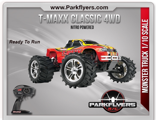 Traxxas 1/10 Nitro T-Maxx 2.5 RTR w/Charger