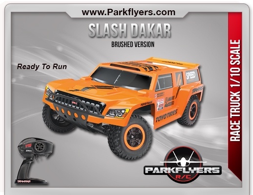 Traxxas 1/10 Slash 2WD Robby Gordon Dakar RTR