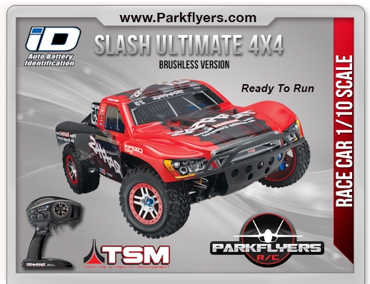 Traxxas 1/10 Slash 4X4 Ultimate LCG BL RTR w/iD Conn