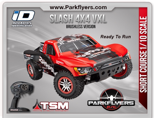 Traxxas 1/10 Slash 4X4 VXL-3S TQi RTR w/iD Connector