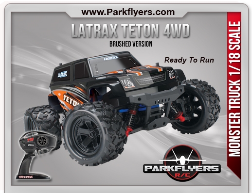 LaTrax Teton 1/18 Scale 4WD Monster Truck