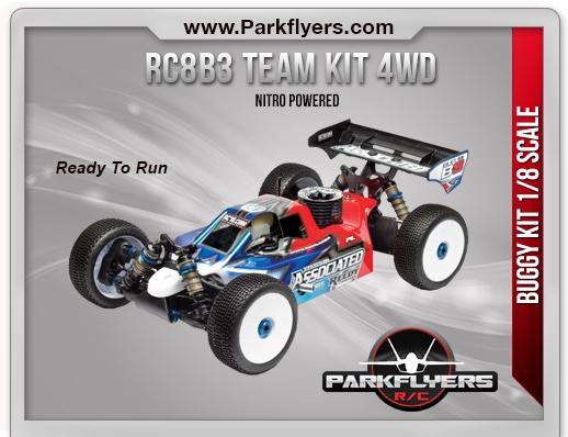 Associated 1/8 RC8B3 Factory Team Nitro 4WD Kit