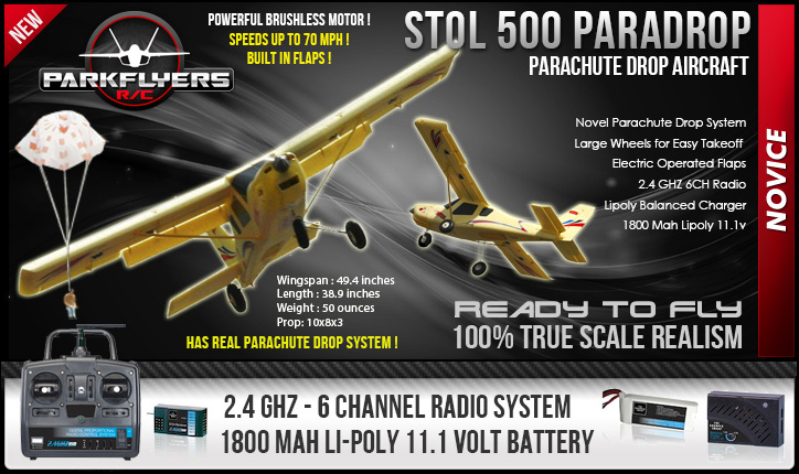 Stol 500 Paradrop RTF